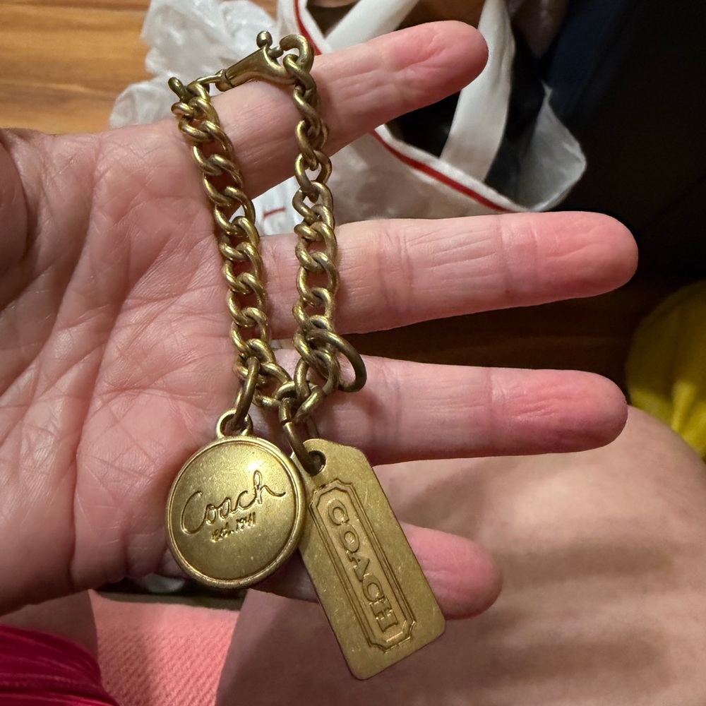 Coach Gold-Tone Vintage Purse Charms